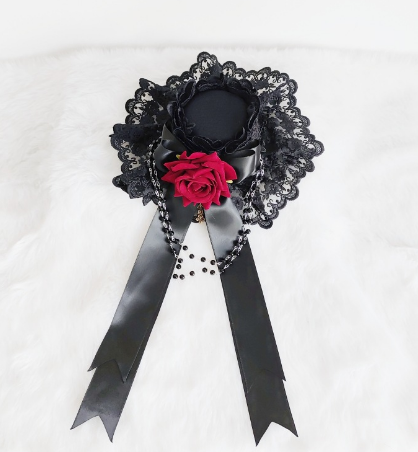 Day Dream - Gothic Lolita Top Hat Lolita Tea Party Halloween Hair Accessory