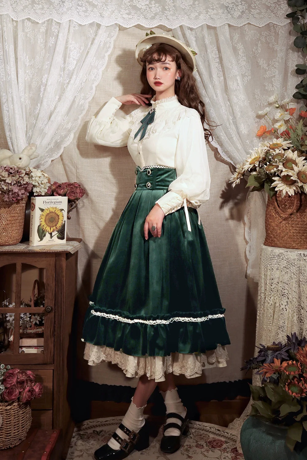 Miss Point - Rose Doll - Elegant Lolita Mutton Sleeve Blouse