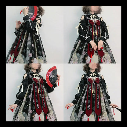 OCELOT - Lolita Blouse Yuelong Poem Long Sleeve Inner Shirt