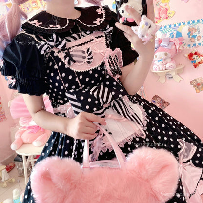 MIST - Creamy Condensed Milk - Kawaii Lolita Shirt Soft Girl Short-sleeved
