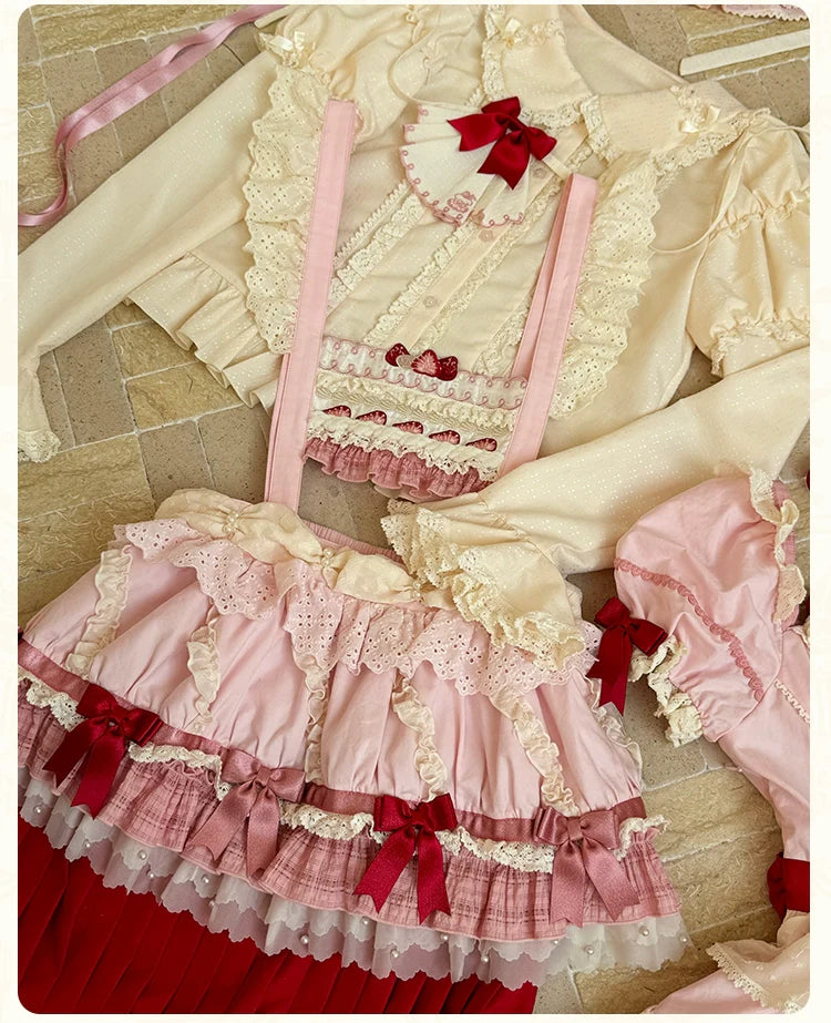 Mademoiselle Pearl - Cup Cake - Sweet Lolita OP Dress Kawaii Lolita JSK SK
