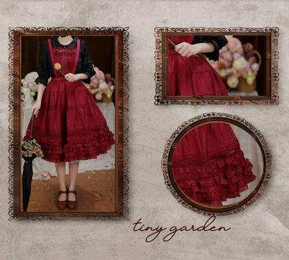 Tiny Garden - Swallowtail Butterfly - Elegant Lolita Salopette Multicolors