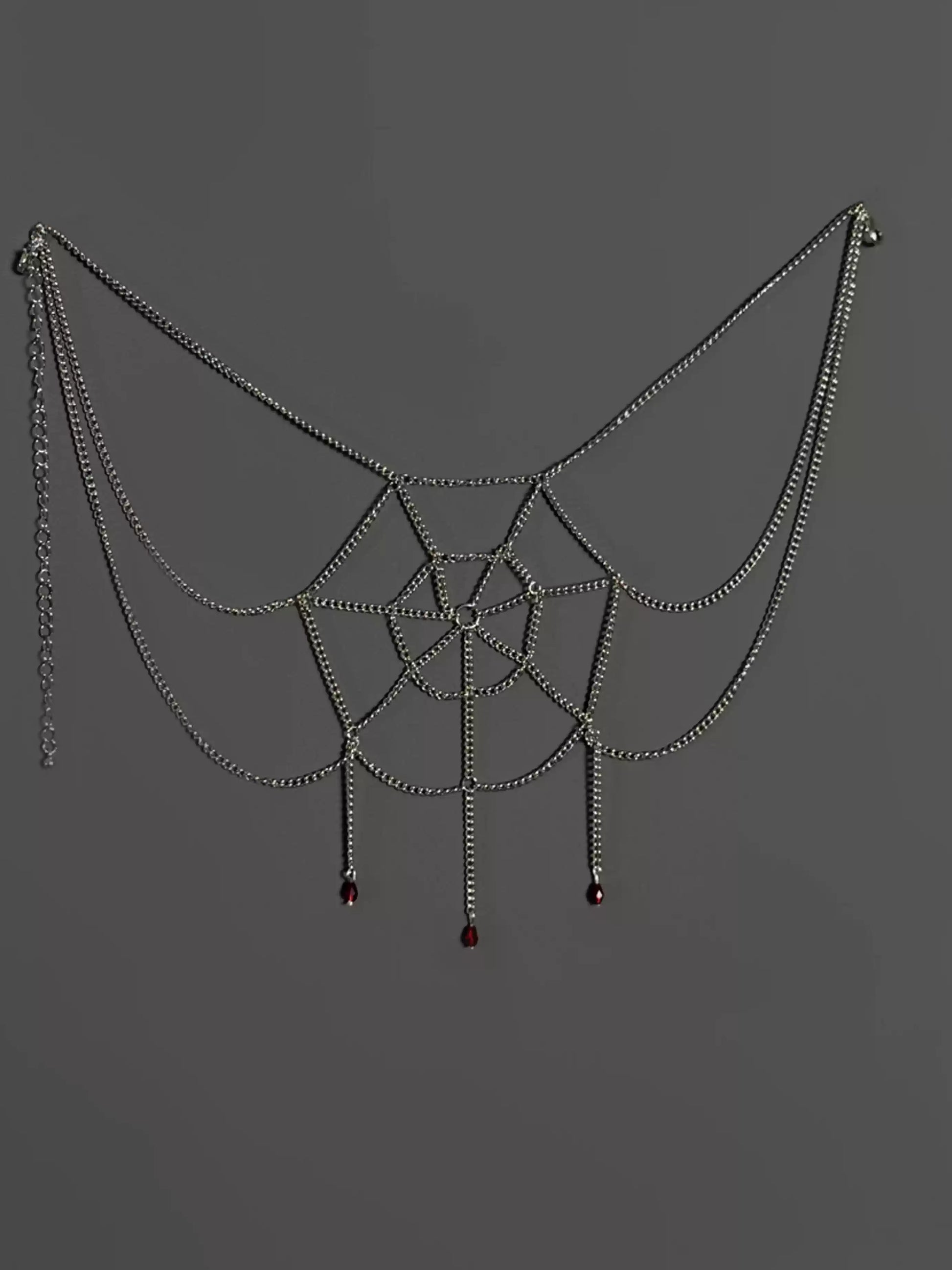 Alice Girl - Lolita Potion - Gothic Lolita Accessory Spider Web Lolita Waist Chain