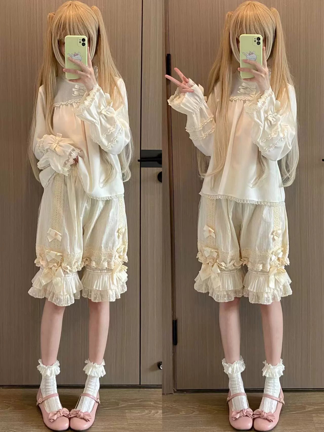 Ilovexiaolu - Gorgeous Lolita Bloomers in Coral Fleece & Cotton Styles