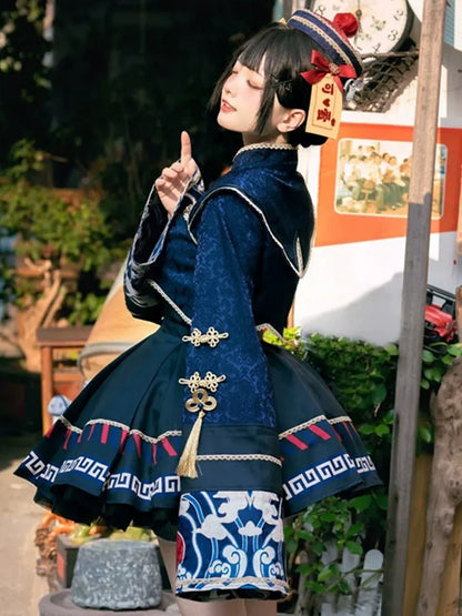 Sakurahime - Little Zombie - Zombie Lolita Jumper Dress Cute Lolita Coat Set