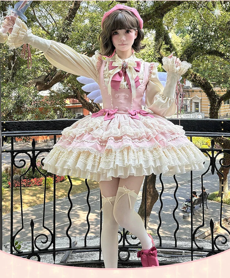 Sakurahime - Cupid Overture - Sweet Lolita Blouse Mutton Sleeves Shirt
