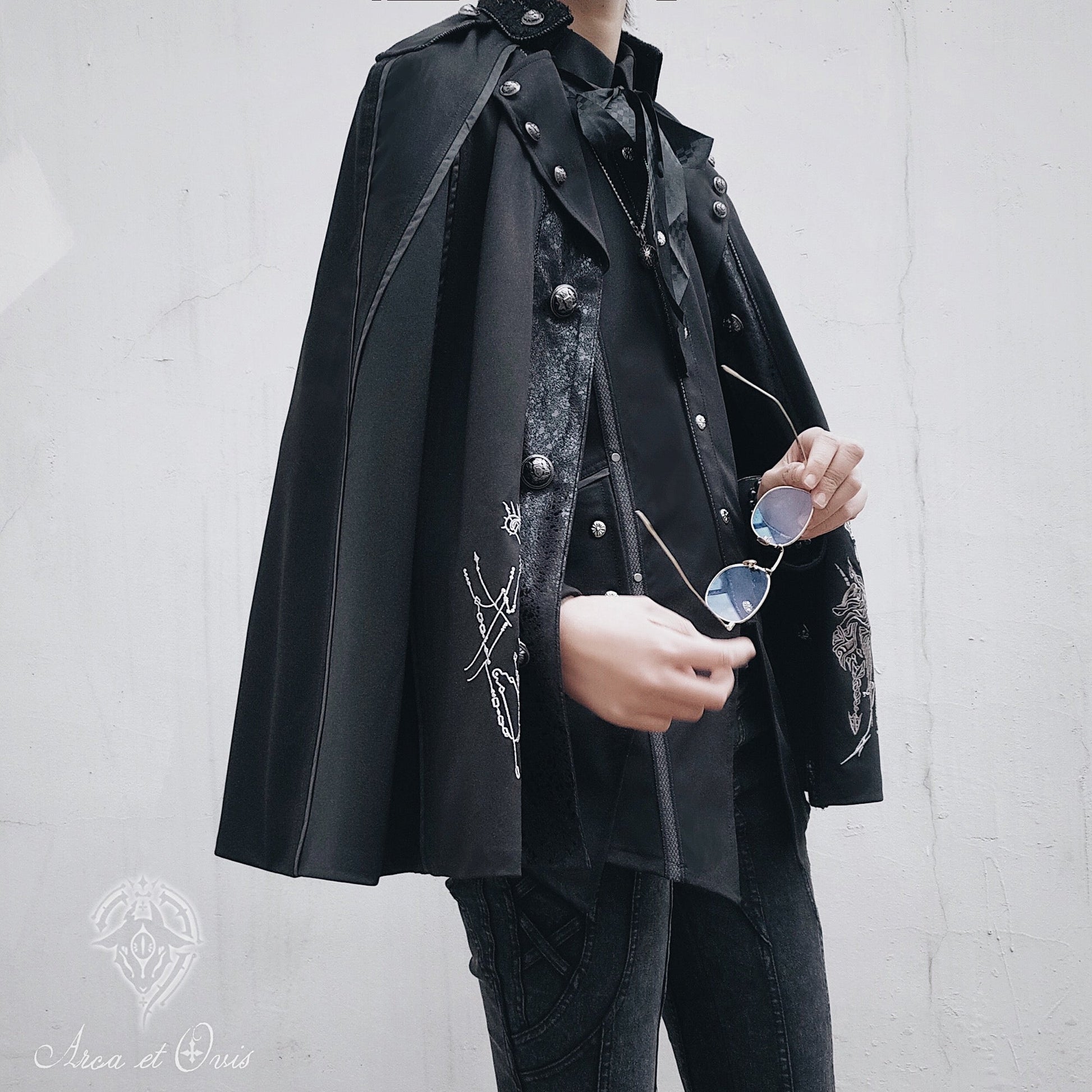 Arca et Ovis - Checkers - Gothic Lolita Cloak, Ouji Lolita Cape