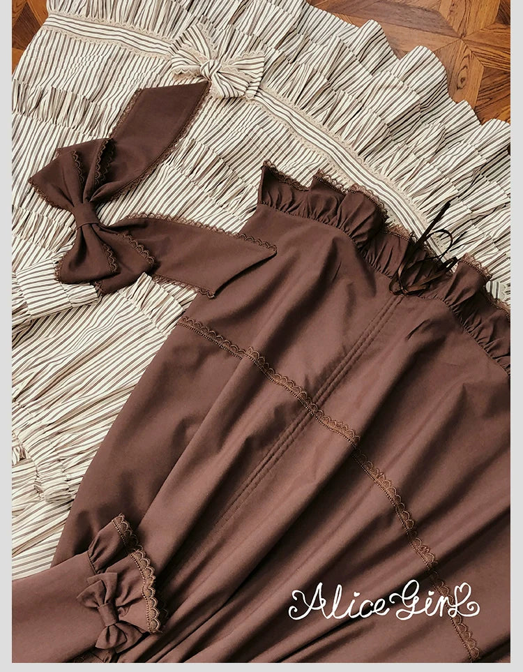 Alice Girl - Duke of Victoria - Classic Lolita SK & Overskirt Set