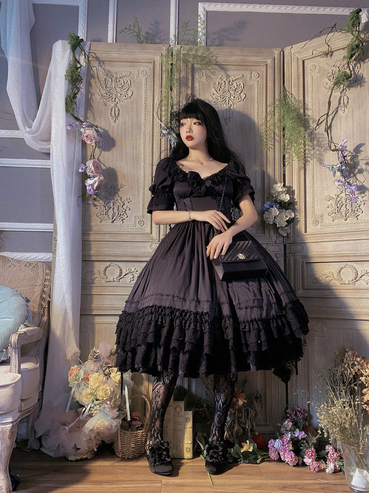 Sweet Wood - CLA Vintage French Lolita OP Dress