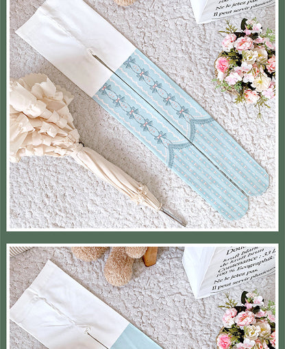 Roji roji - Kawaii 120D Velvet Lolita Tights Multicolors