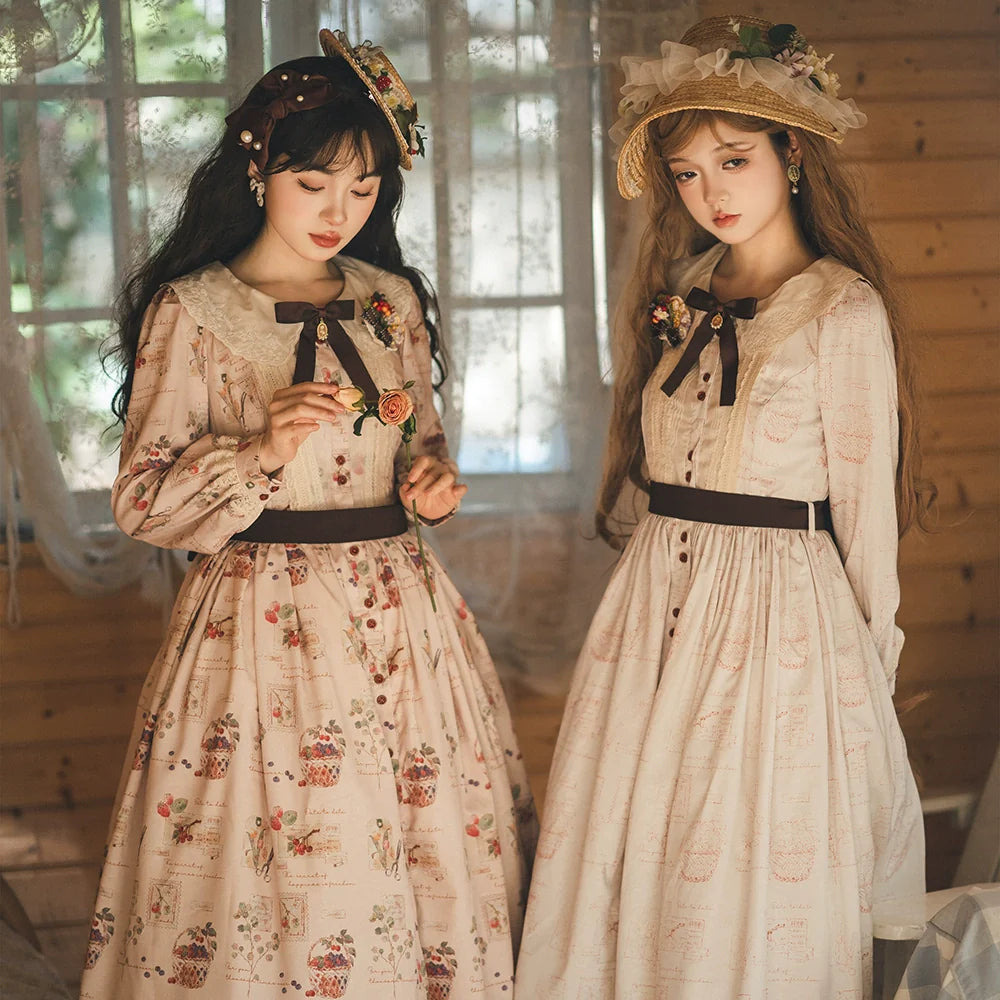 Miss Point - Forest Lolita Small Straw Hat Clip KC Accessory