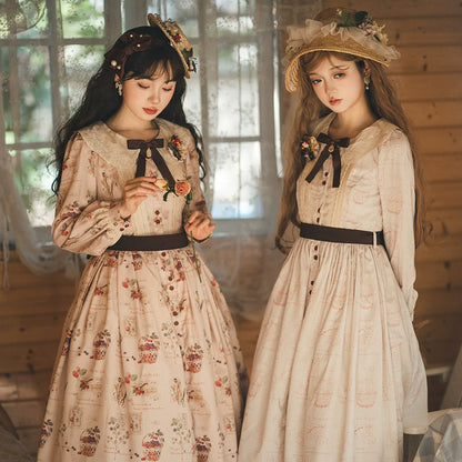 Miss Point - Forest Lolita Small Straw Hat Clip KC Accessory