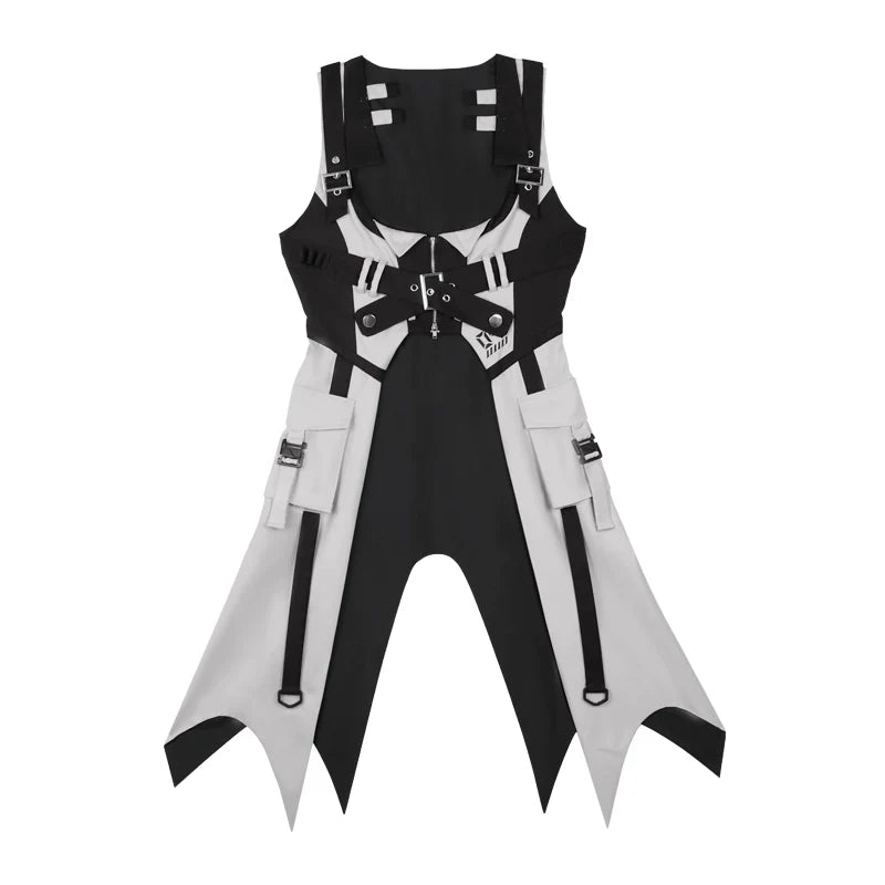 Letters from Unknown Star - Sky Core Record - Ouji Lolita Shorts Suits Short Sleeve Dress Set