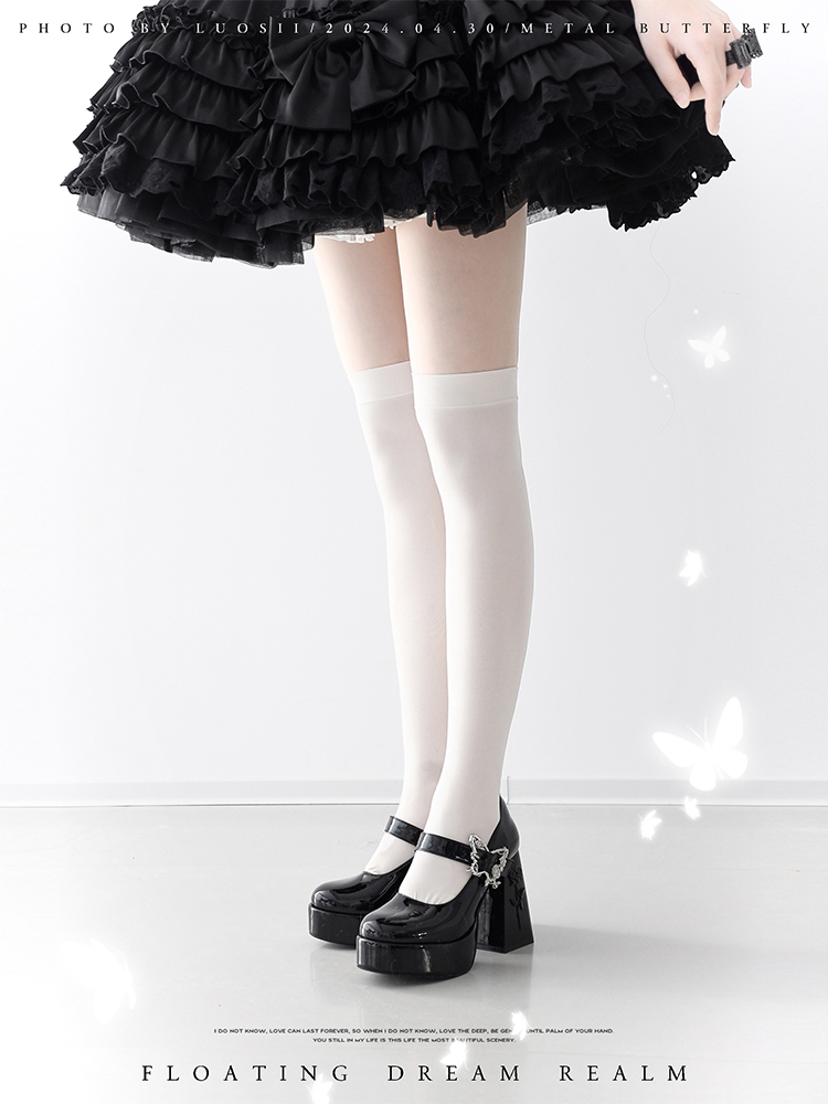 Dreamland - The cycle of all things - Lolita High Platform Shoes with Elegant Butterfly Buckle
