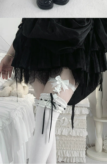 Roji Roji - Gentle Town - Sweet Lolita Cotton Calf Socks, Ankle Socks