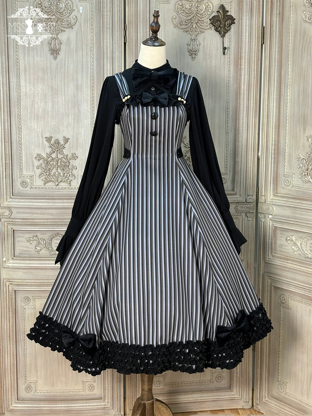 Miss Point - Classic Lolita JSK Customized Stripe Lolita Dress