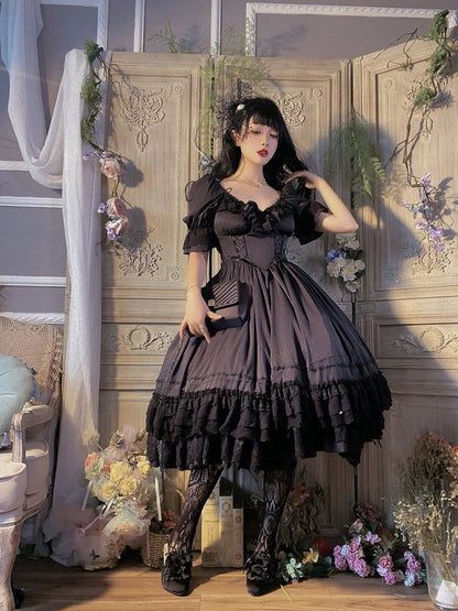 Sweet Wood - CLA Vintage French Lolita OP Dress