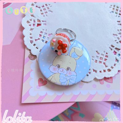 Kawaii Cake Heart Star Strawberry Lolita Rings
