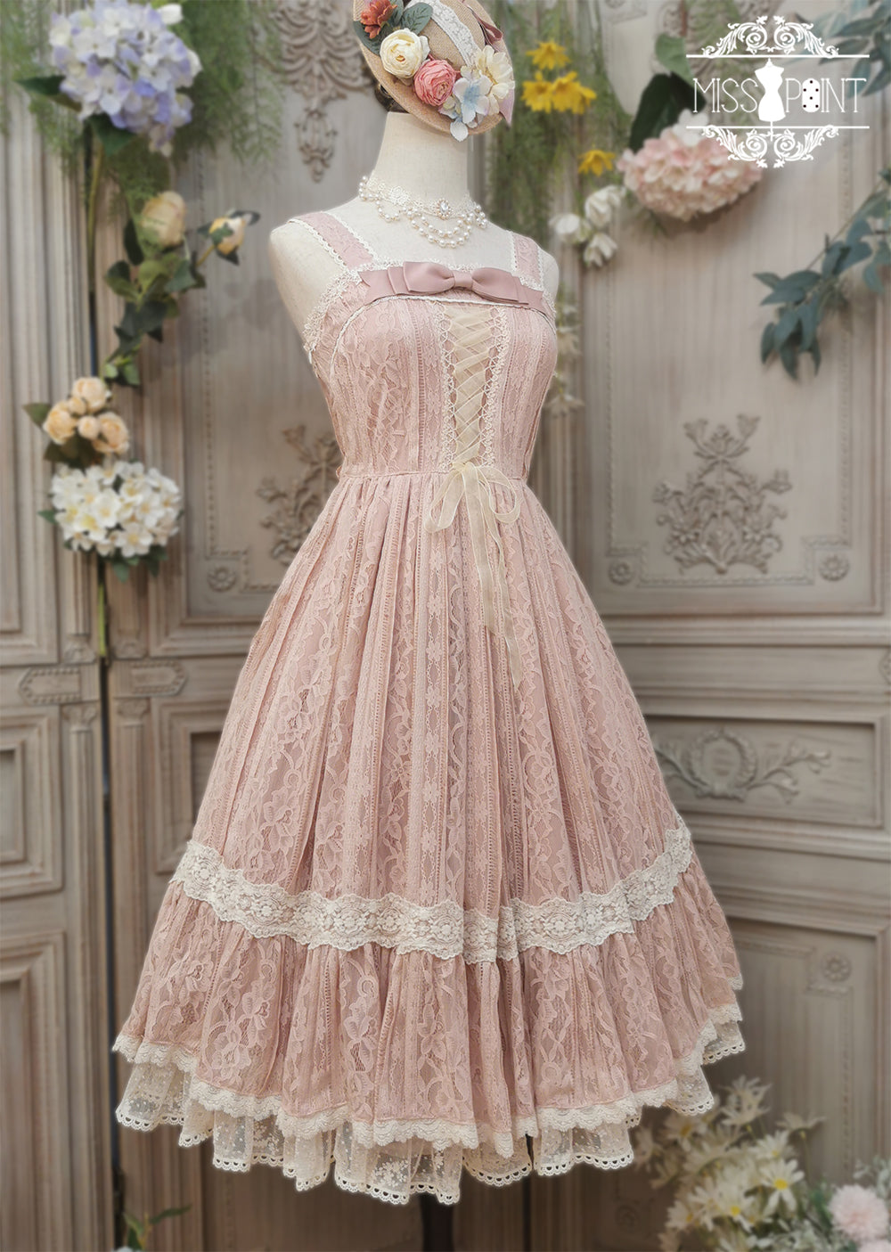 Miss Point - Woody Rose - Retro Classic Lolita JSK
