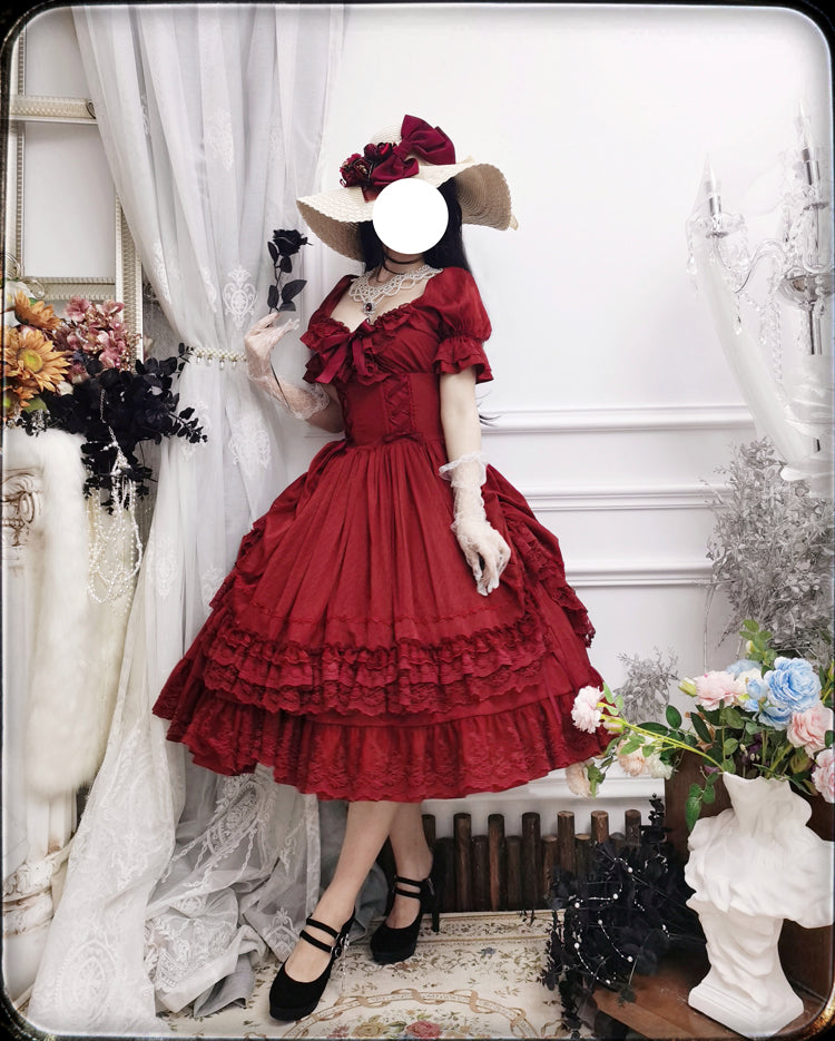 Sweet Wood - CLA Vintage French Lolita OP Dress