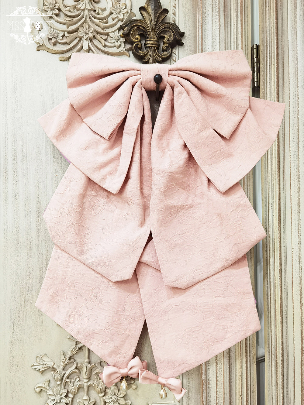 Miss Point - Lilyka Garden - Classic Lolita Headdress and Necklace Brooch Bow Trailing