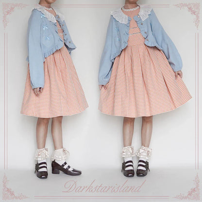 Dark Star Island - Sugar Frost - Sweet Lolita Cardigan Knit Embroidered Sweater