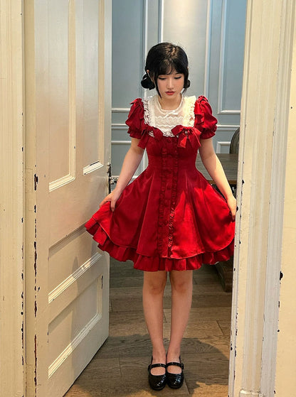 Sweet Wood - Plus Size Lolita OP Dress Summer Dress