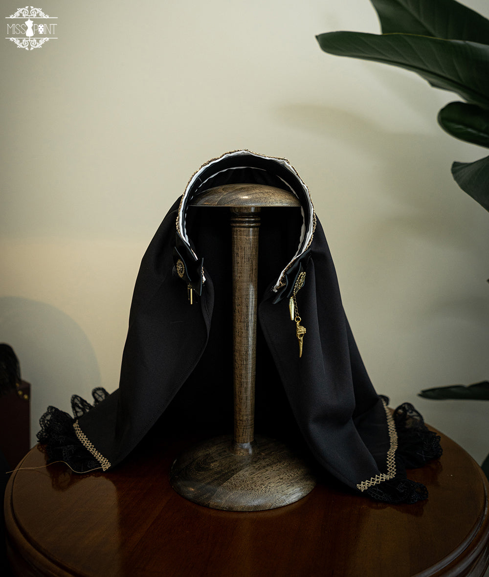 Miss Point - Demon Hunter's Diary - Lolita Accessories Hat KC Necklace Brooch Waistband