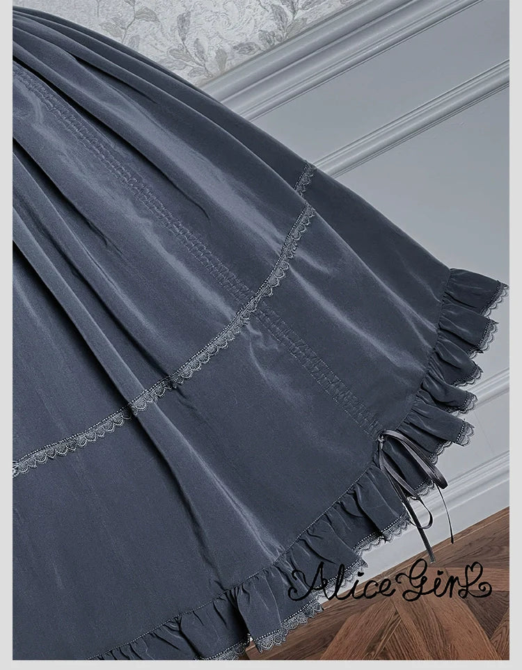 Alice Girl - Duke of Victoria - Classic Lolita SK & Overskirt Set