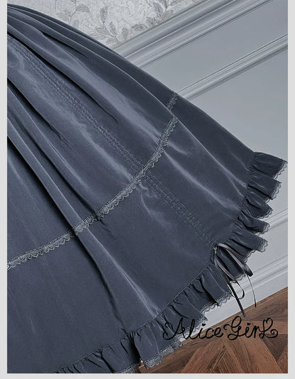 Alice Girl - Duke of Victoria - Classic Lolita SK & Overskirt Set