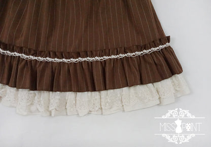 Miss point - Rose Silhouette - Vintage Classic Lolita OP