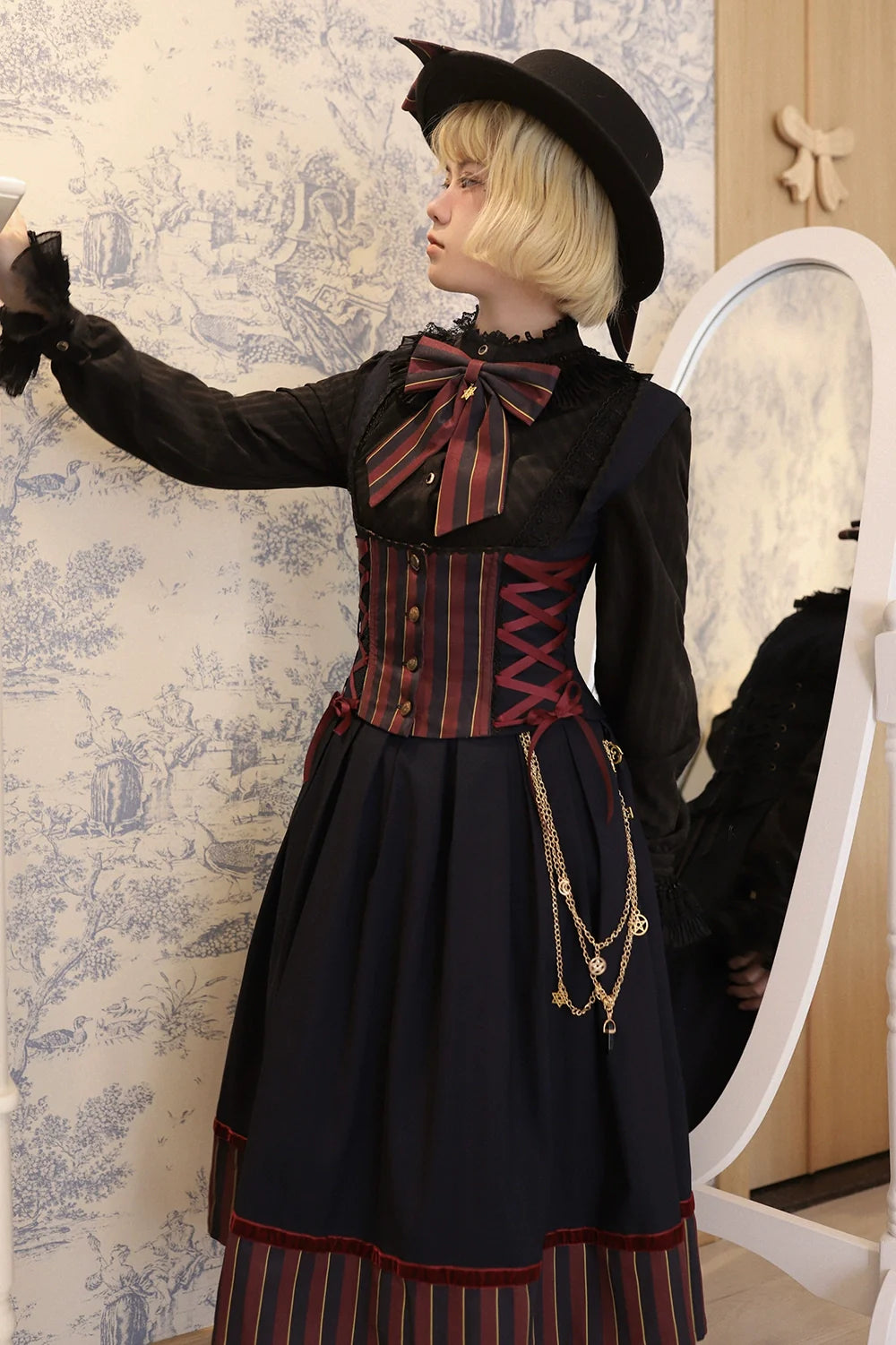 Miss Point - Custom-Made Lolita Elegant Stand Collar Lolita Shirt