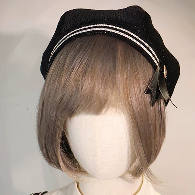 LizBird - Tomorrow Song - Ouji Lolita Loose Sweater and A-line Shorts