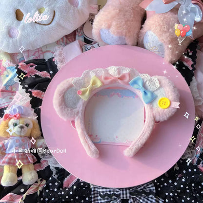 Bear Doll - Kawaii Lolita KC Sweet Butterfly Bow Lolita Headband
