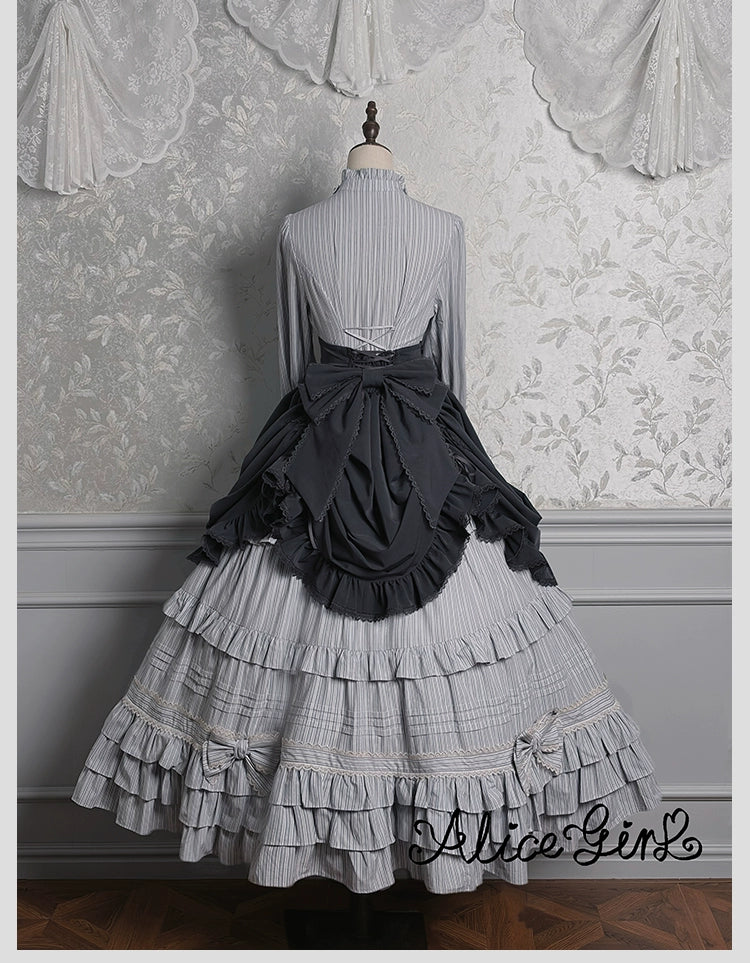 Alice Girl - Duke of Victoria - Classic Lolita SK & Overskirt Set