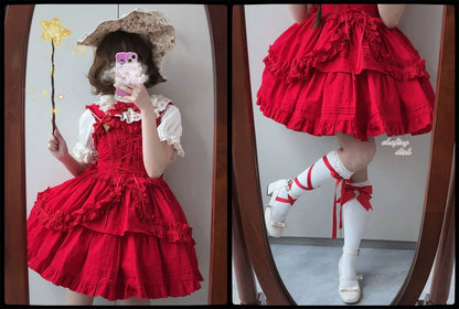 Dark Star Island - Halloween Gothic Lolita JSK Short Lolita Jumper Dress