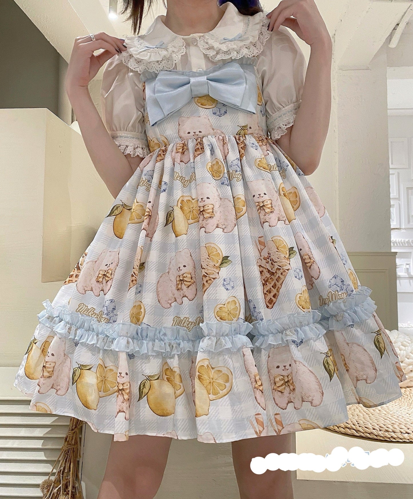 Milky Way - Lemon Puppy Lolita JSK Dress