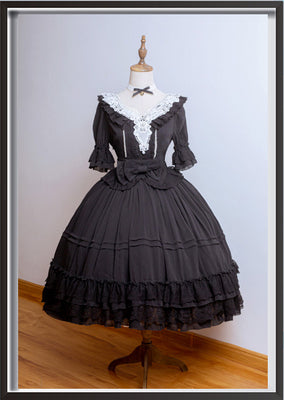 Dawn and Morning - The Dawn Song - Plus Size Lolita Elegant OP Dress