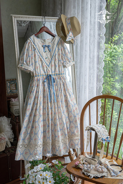 Miss Point - Happy Summer Elegant Lolita Floral OP Dress
