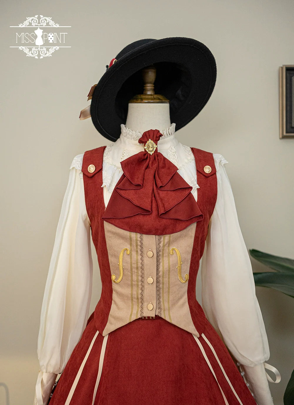 Miss Point - Golden Movement - Elegant Lolita Waistcost Short Vest Customized