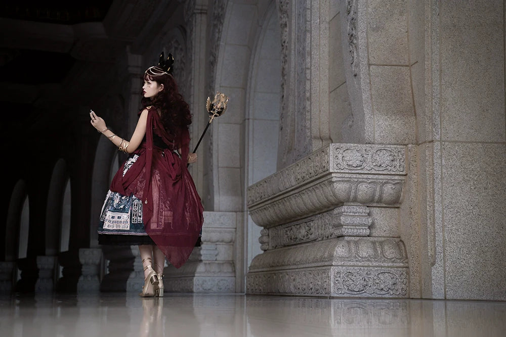 Miss Point - Dusk Best - Egyptian Lolita Dress Set Gorgeous JSK