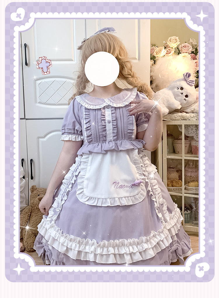 Niu Niu - Plus Size Lolita Nurse Summer OP Dress