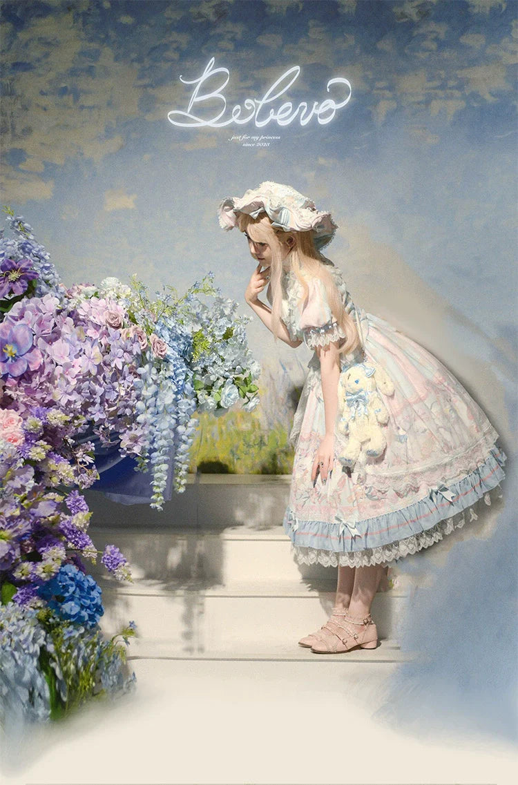 Bolero - Liliana Cat - Sweet Lolita Gorgeous OP Dress with Soft Lace & Organza