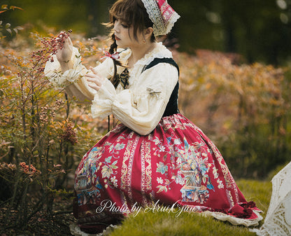 Miss Point - Rich Hymn - Lolita Bavarian Cotton Embroidered Blouse