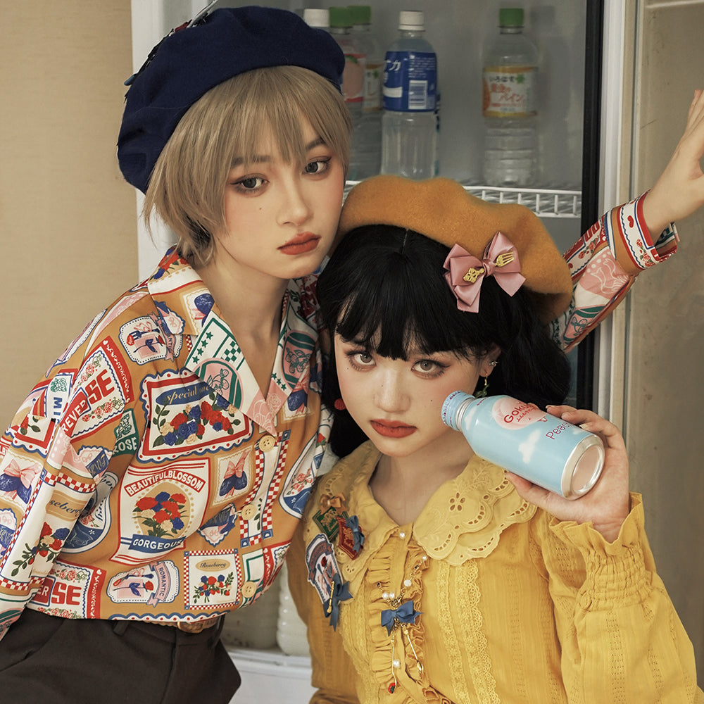 Miss Point - Vintage American Double-layer Lolita Blouse