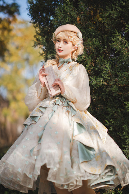 Fantastic Wind - Resurrection - Elegant Embroidery Lolita JSK Set