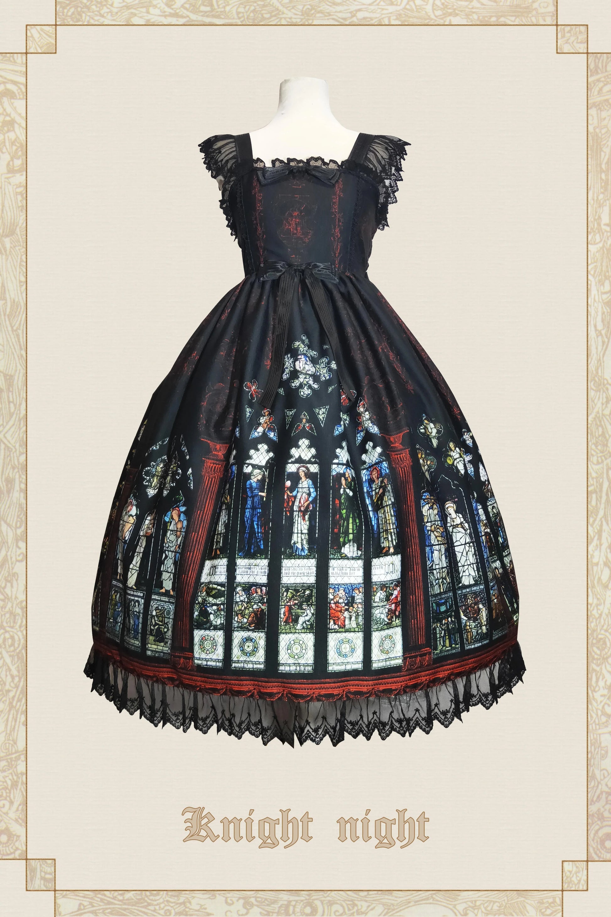 Knight night - The Saint Priest - Stained GlassﾂｷSain Lolita Jumper Dress