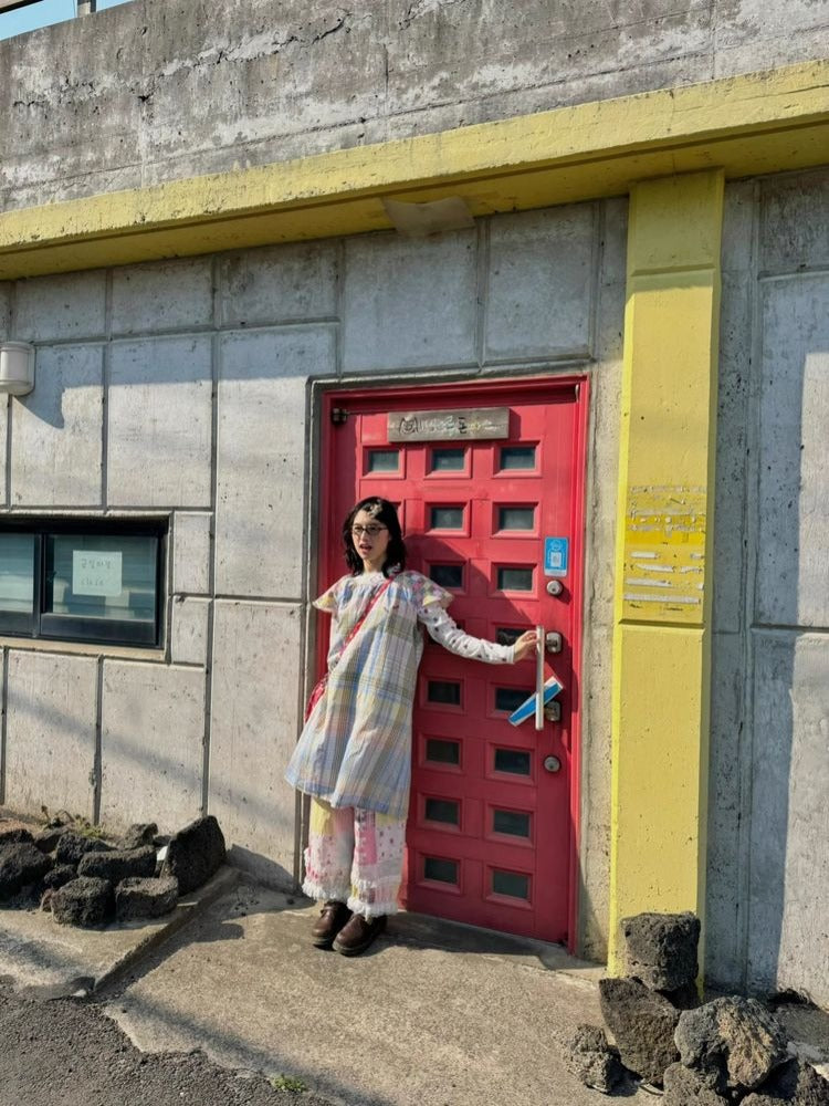 Plaid loose dress【s0000008733】