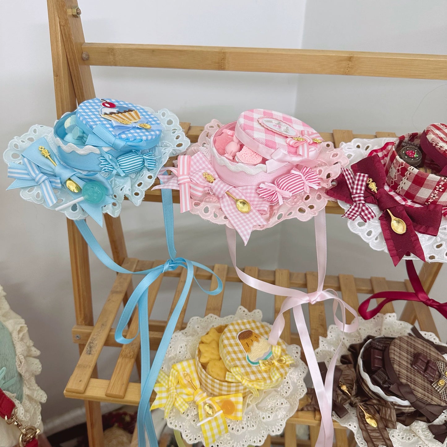 Chestnut Lolita - Sweet Lolita Candy Box Hat Handmade Lolita Top Hat