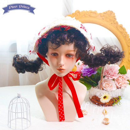 Pippi Palace - Little Princess - Sweet Lolita Curly Wig Multicolors